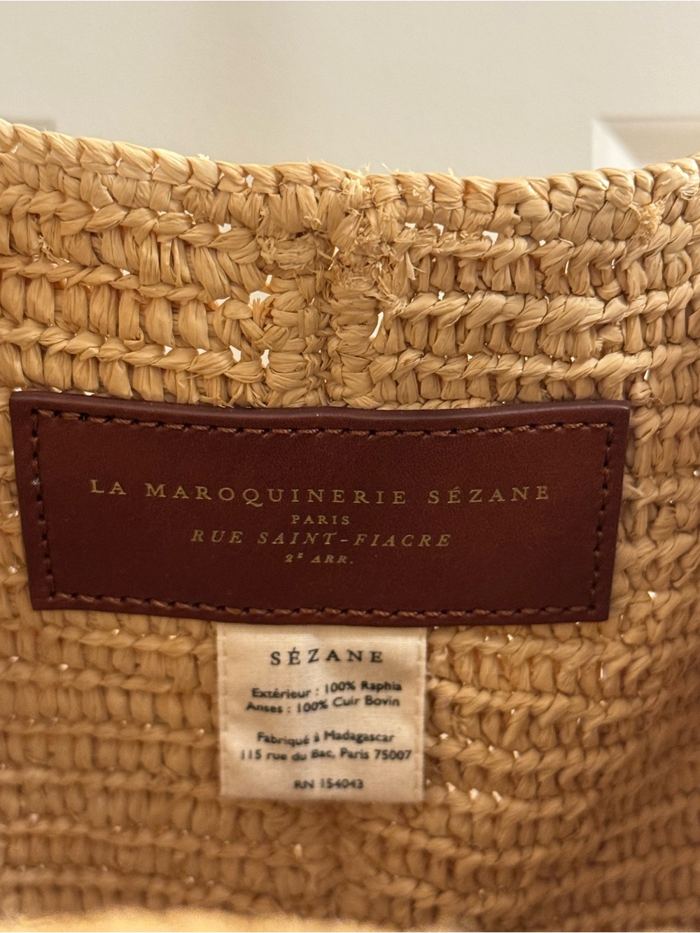 Sézane Romie Basket Bag - Picture 3 of 8